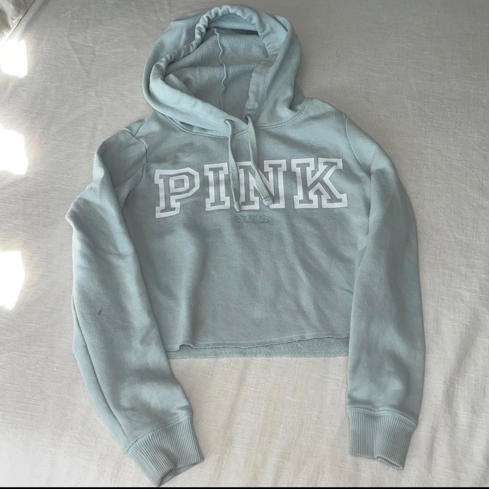 PINK cropped hoodie
